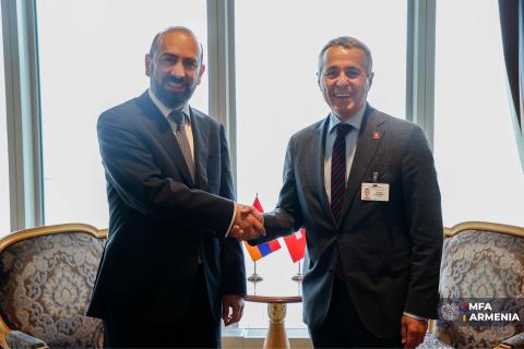 Ermenistan Dışişleri Bakanı İsviçreli mevkidaşı ile görüştü
