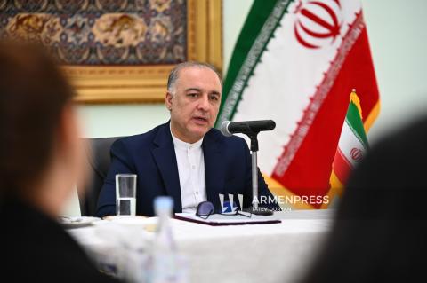 Conférence de presse de S.E. Mehdi Sobhani, ambassadeur extraordinaire et plénipotentiaire de la République islamique d’Iran