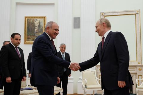 Rencontre entre Nikol Pashinyan et Vladimir Poutine