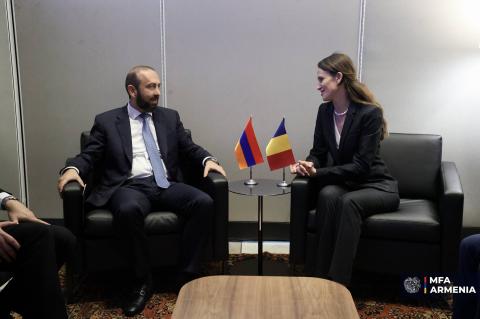 UNGA High-Level Week: Armenian, Romanian FMs hold talks