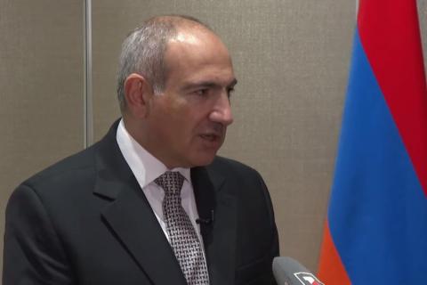 პრემიერ-მინისტრი ნიკოლ ფაშინიანი ჟურნალისტების კითხვებს პასუხობს