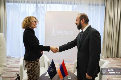 სომხეთის საგარეო საქმეთა მინისტრმა და ნატო-ს გენერალური მდივნის მოადგილემ განიხილეს თანამშრომლობის გაფართოების შესაძლებლობები