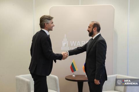 ლიტვის საგარეო საქმეთა მინისტრმა მიესალმა სომხეთსა და აზერბაიჯანს შორის მშვიდობის შეთანხმების წინასწარ ხელმოწერას