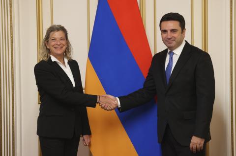 ՀՀ ԱԺ նախագահն ընդունել է Ֆրիդրիխ Էբերտ հիմնադրամի գործադիր տնօրենին