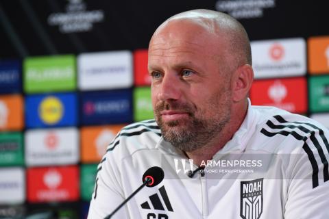 Conferencia de prensa previa al partido entre Noah y "Rijeka en la Football Conference League