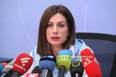 Conferencia de prensa de la ministra de Salud de Armenia, Anahit Avanesyan