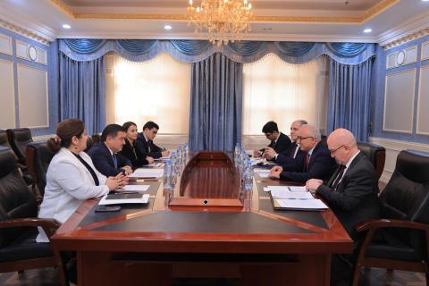 外交副部长与塔吉克斯坦共和国外交副部长举行会谈