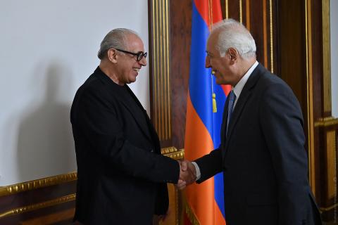 Le président Vahagn Khatchatourian a reçu Francesco Gallo Mazzeo