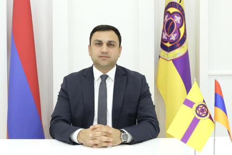 Արգիշտի Մեխակյանը շնորհավորական ուղերձ է հղել Էջմիածնի 2710-ամյակի առթիվ