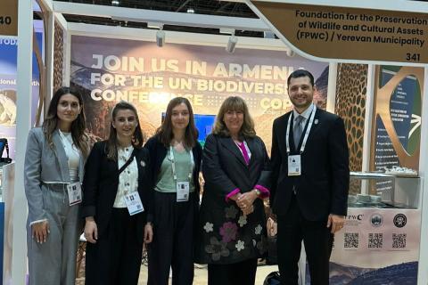 Hambardzum Matevosyan a discuté avec Astrid Schomaker de l’avancement des préparatifs pour la COP17 qui se tiendra en Arménie