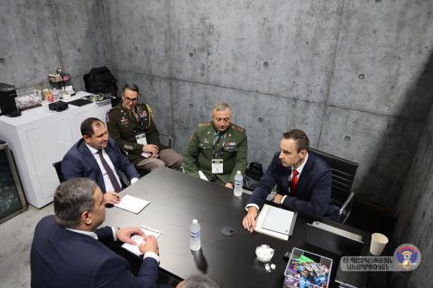 Minister Papikyan met with leadership of American company “Milliken” in Washington