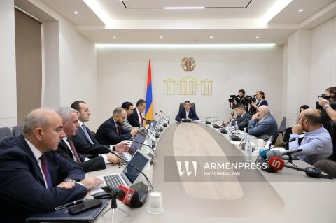 Session of parliamentary committee on economic affairs