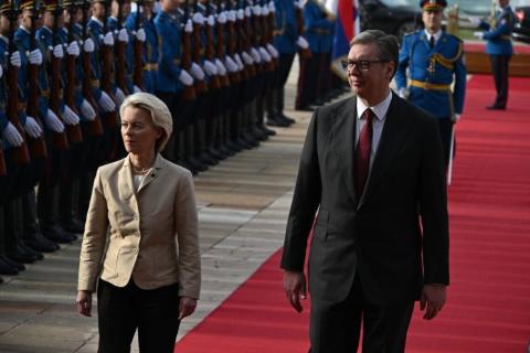 Сербия не может вступить в ЕС без присоединения к санкциям против России: Урсула фон дер Ляйен
