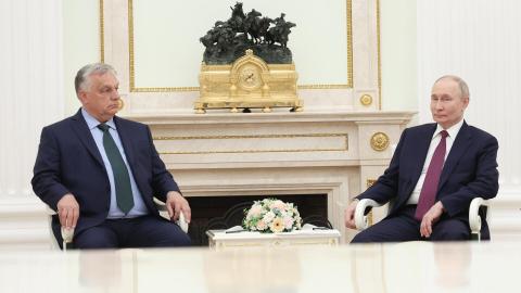 Путин обсудил с Орбаном подготовку к саммиту с Трампом