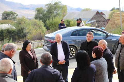 Շիրակի մարզպետն այցելել է Ամասիա համայնքի 6 բնակավայրեր