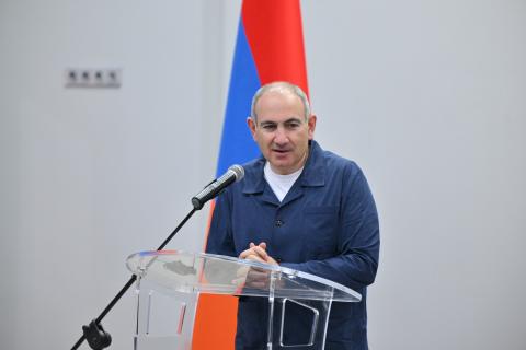 "Education holds the solutions to all our problems," says Pashinyan during school visit