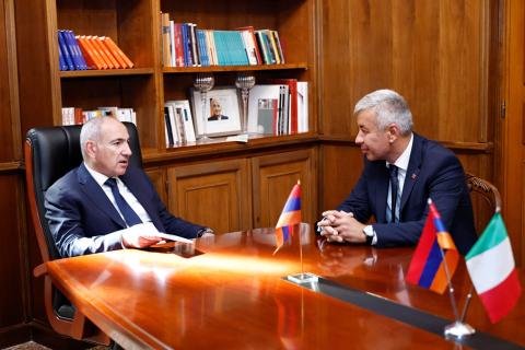 总理访问了驻意大利使馆