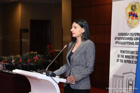 Омбудсмен РА приняла участие в мероприятии, посвященном 106-летию создания Уголовно-исполнительной службы и Дню работника уголовно-исполнительной системы