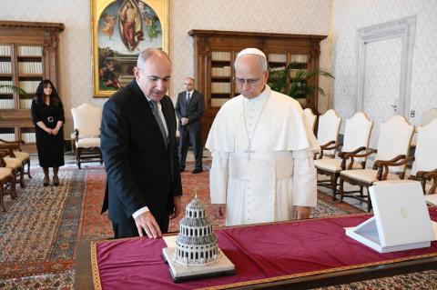 სომხეთის რესპუბლიკის პრემიერ-მინისტრი შეხვდა რომის პაპს