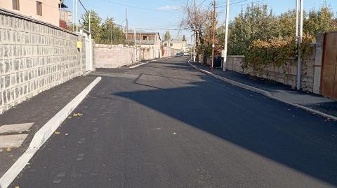 Սևան քաղաքի Շիրազի փողոցի հիմնանորոգման աշխատանքներն ավարտվել են