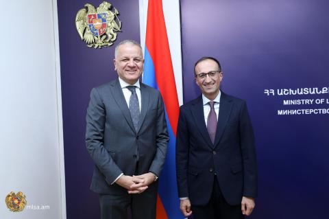ՀՀ ԱՍՀ նախարարն ընդունել է  Եվրոպական միության պատվիրակության ղեկավարին
