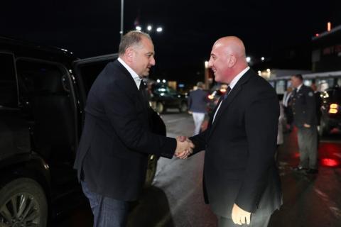 格鲁吉亚国防部长已抵达亚美尼亚