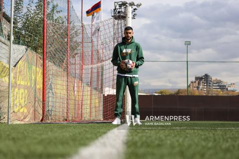 Arquero de la selección de fútbol de Armenia y del Pyunik FC, Henry Avagyan