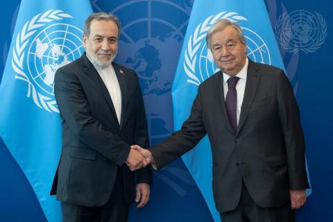 Իրանի ԱԳ նախարարը հեռախոսազրույց է ունեցել ՄԱԿ-ի գլխավոր քարտուղարի հետ