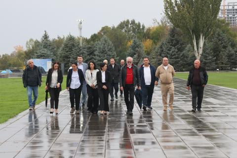 ՀՀ ԿԳՄՍ նախարարը կրկին այցելել է Հայոց ցեղասպանության հուշահամալիր և թանգարան-ինստիտուտ՝ ծանոթանալու հիմնանորոգման աշխատանքներին