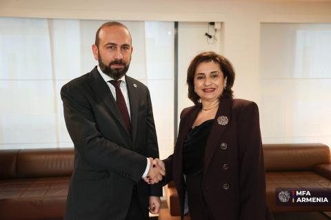 Ararat Mirzoian et Sima Bahous ont discuté des questions relatives à la promotion du leadership féminin