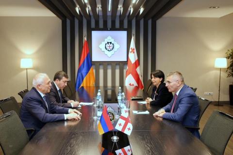 სომხეთის ელჩმა და საქართველოს სახელმწიფო უსაფრთხოების სამსახურის ხელმძღვანელმა განიხილეს სექტორული თანამშრომლობის გზები