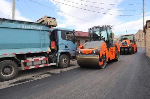 Հիմնանորոգվում է Կարմիրգյուղի Հունան Ավետիսյան փողոցը