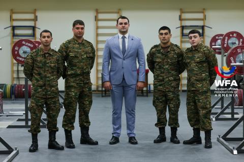 تیم ملی وزنه‌برداری ارمنستان در نخستین دورهٔ مسابقات وزنه‌برداری نظامیان در ایران شرکت می‌کند