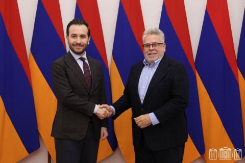 ჰაიკ კონჯორიანი შეხვდა ევროსაბჭოს დეპუტატ ნაჩო სანჩეს ამორს