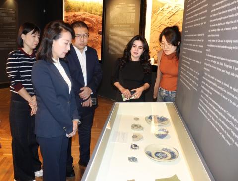 《黄河玉石之美》国际临时展览闭幕仪式在亚美尼亚历史博物馆举行