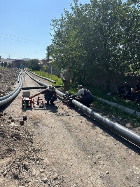 Վարդենիկում խմելու ջրատարի ներքին ցանց է կառուցվել