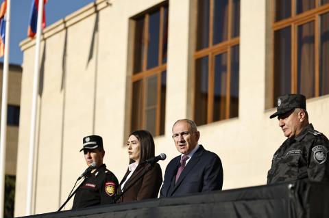 Notre attente est que la Garde de la Police devienne un service de nouvelle qualité : le Premier ministre a participé à la cérémonie de lancement de la Garde de la Police