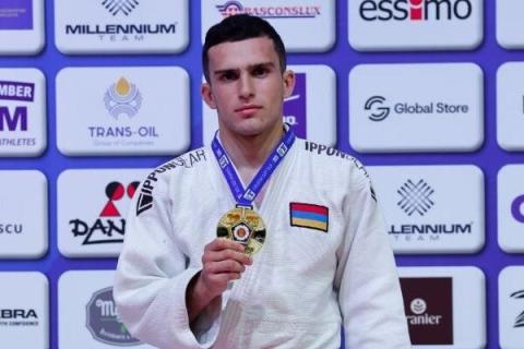 Дзюдоист Ваге Агасян - победитель чемпионата Европы Д-23