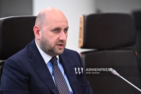 ԿԲ նախագահը Սյունիքի մարզում մասնակցել է բիզնեսի և բանկային համակարգի համագործակցության թեմայով համաժողովի