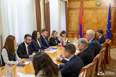 Ermenistan İçişleri Bakanı, AB Temsilcisini kabul etti: Vize Serbestisi süreci önemli bir aşamaya giriyor