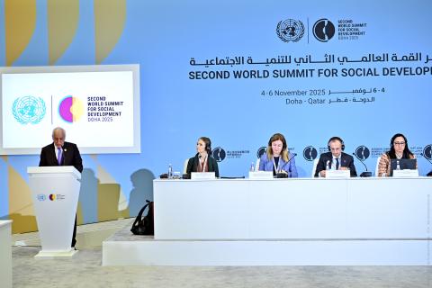 Le président de la République a participé à une table ronde