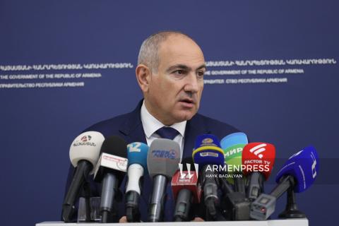 帕什尼扬回应阿利耶夫称："该地图上标注着'亚美尼亚'，而未标注'阿塞拜疆'"