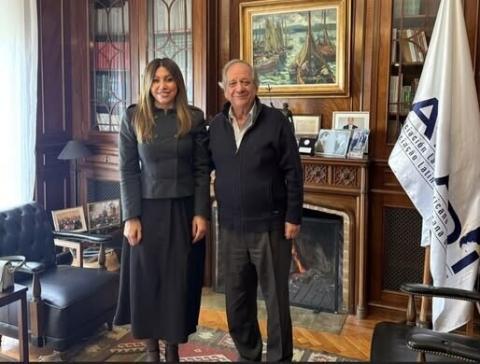 Embajadora de Armenia en Uruguay se reunió con el secretario general de la Asociación Latinoamericana de Integración