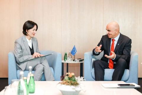 La ministre de l'Éducation, de la Science, de la Culture et des Sports et le Secrétaire général du Conseil de l'Europe ont discuté des possibilités d'élargir la coopération