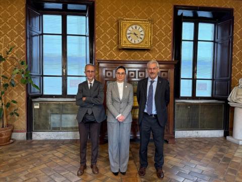 სომხეთის გენერალური პროკურორი ანნა ვარდაპეტიანი შეხვდა იტალიის სამხედრო სააპელაციო სასამართლოს პრეზიდენტ ჯუზეპე მაცის