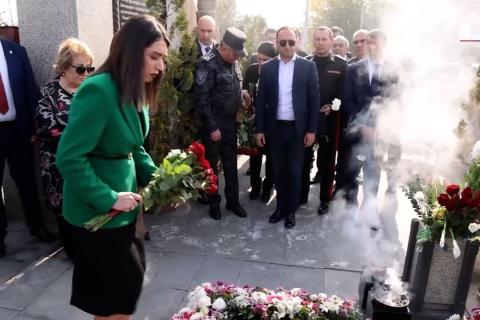 Ceremony Honoring Fallen Police Troops