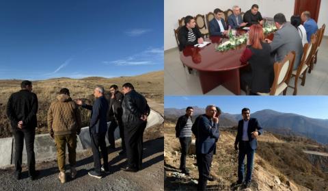 Ջրային կոմիտեի նախագահն այցելել է Սյունիք. քննարկվել են ջրի կառավարման համակարգի արդիականացման խնդիրները