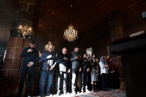 el 16 de noviembre en la iglesia de la Santa Madre de Dios en el pueblo Khachik.