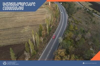 Автомагистрали на территории Армении в основном проходимы