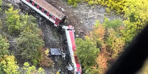 Столкновение пассажирских поездов в Словакии: есть пострадавшие